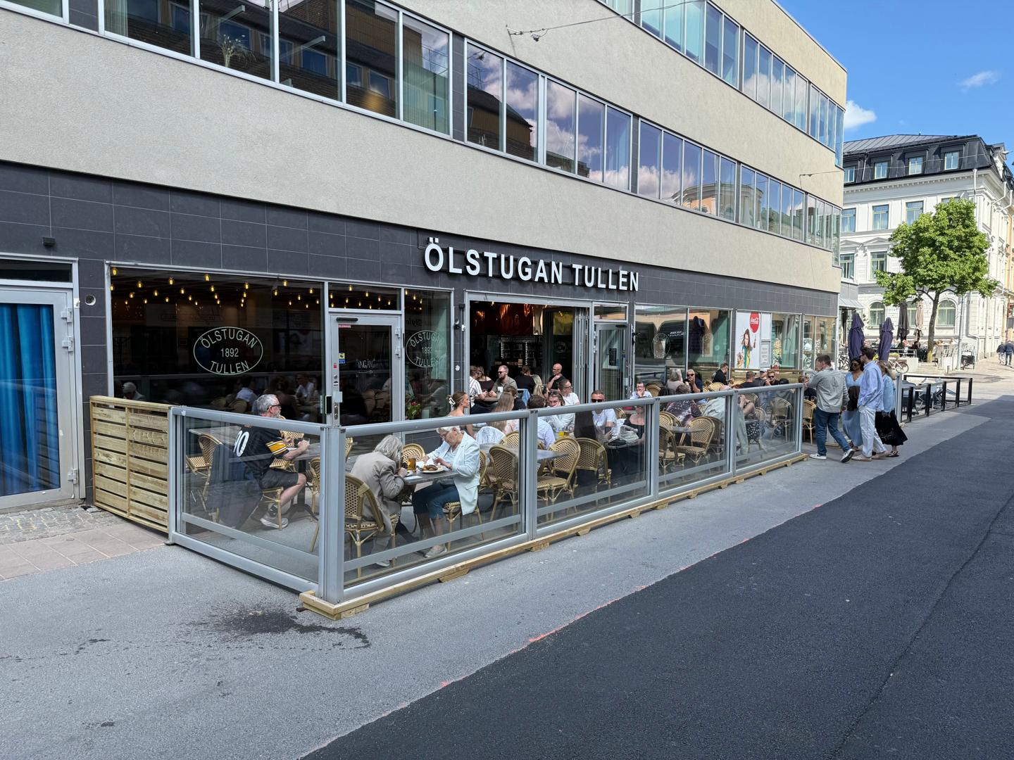 Uteserveringen öppnar äntligen i Växjö